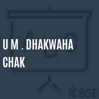 U M . Dhakwaha Chak Middle School Logo