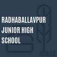 Radhaballavpur Junior High School Logo