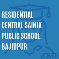 Residential Central Sainik Public School Bajidpur Logo