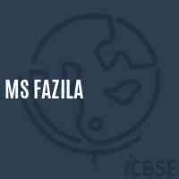 Ms Fazila Middle School Logo