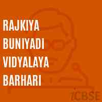 Rajkiya Buniyadi Vidyalaya Barhari Middle School Logo