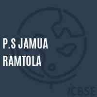 P.S Jamua Ramtola Primary School Logo