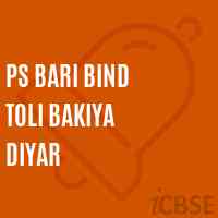 Ps Bari Bind Toli Bakiya Diyar Primary School Logo