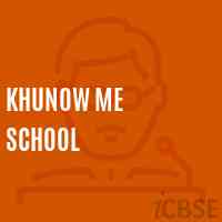 Khunow Me School Logo