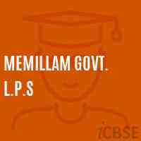 Memillam Govt. L.P.S Primary School Logo