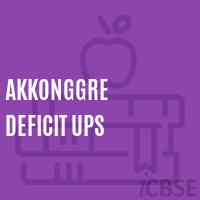Akkonggre Deficit Ups Middle School Logo