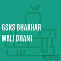 Gsks Bhakhar Wali Dhani Primary School Logo