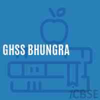 Ghss Bhungra High School Logo