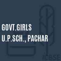 Govt.Girls U.P.Sch., Pachar Middle School Logo