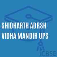 Shidharth Adrsh Vidha Mandir Ups Senior Secondary School Logo
