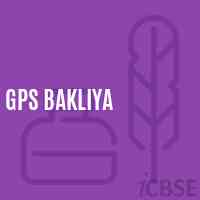 Gps Bakliya Primary School Logo