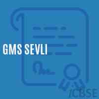 Gms Sevli Middle School Logo