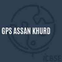 Gps Assan Khurd Primary School Logo