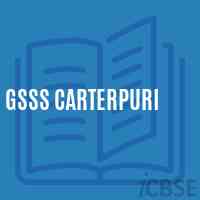Gsss Carterpuri High School Logo
