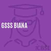 Gsss Biana High School Logo