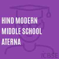 Hind Modern Middle School Aterna Logo