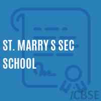 St. Marry S Sec School Logo