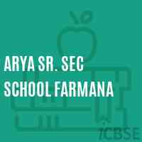 Arya Sr. Sec School Farmana Logo
