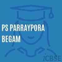 Ps Parraypora Begam Primary School Logo