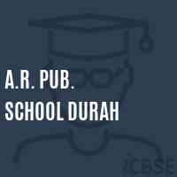 A.R. Pub. School Durah Logo