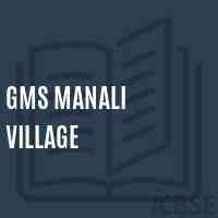 Gms Manali Village Middle School Logo