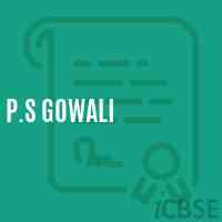 P.S Gowali Primary School Logo