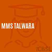 Mms Talwara Middle School Logo