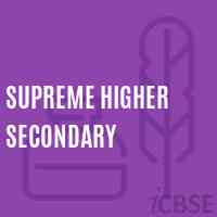 Supreme Higher Secondary Senior Secondary School Logo