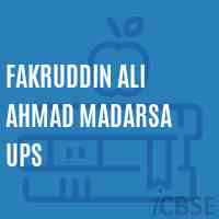 Fakruddin Ali Ahmad Madarsa Ups Middle School Logo