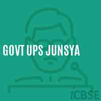 Govt Ups Junsya Middle School Logo