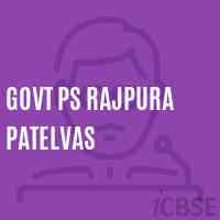 Govt Ps Rajpura Patelvas Primary School Logo