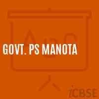 Govt. Ps Manota Primary School Logo