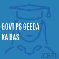 Govt Ps Geeda Ka Bas Primary School Logo