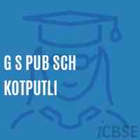 G S Pub Sch Kotputli Middle School Logo
