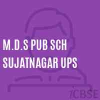 M.D.S Pub Sch Sujatnagar Ups Middle School Logo