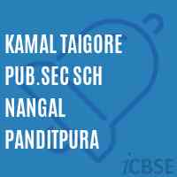 Kamal Taigore Pub.Sec Sch Nangal Panditpura Secondary School Logo