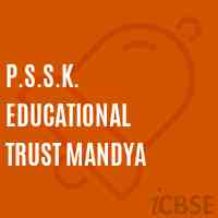 P.S.S.K. Educational Trust Mandya College Logo