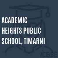 Academic Heights Public School, Timarni Logo