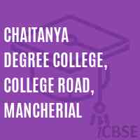 Chaitanya Degree College, College Road, Mancherial Logo