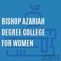 Bishop Azariah Degree College For Women Logo
