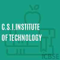C.S.I.Institute of Technology Logo