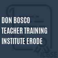 Don Bosco Teacher Training Institute Erode Logo