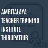 Amritalaya Teacher Training Institute Thirupattur Logo