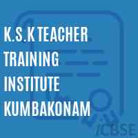 K.S.K Teacher Training Institute Kumbakonam Logo