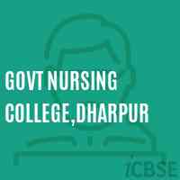 Govt Nursing College,Dharpur Logo