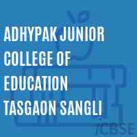 Adhypak Junior College of Education Tasgaon Sangli Logo