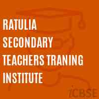 Ratulia Secondary Teachers Traning Institute Logo