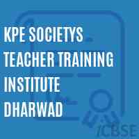 Kpe Societys Teacher Training Institute Dharwad Logo