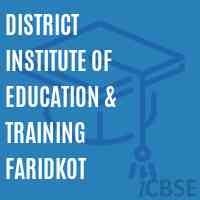 District Institute of Education & Training Faridkot Logo