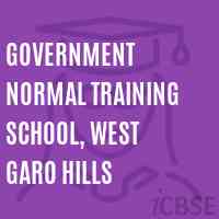 Government Normal Training School, West Garo Hills Logo